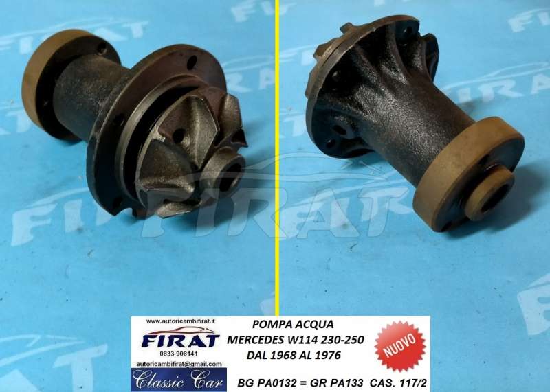 POMPA ACQUA MERCEDES W114 230 250 (PA0132)